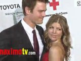 FERGIE and JOSH DUHAMEL at Red Cross 