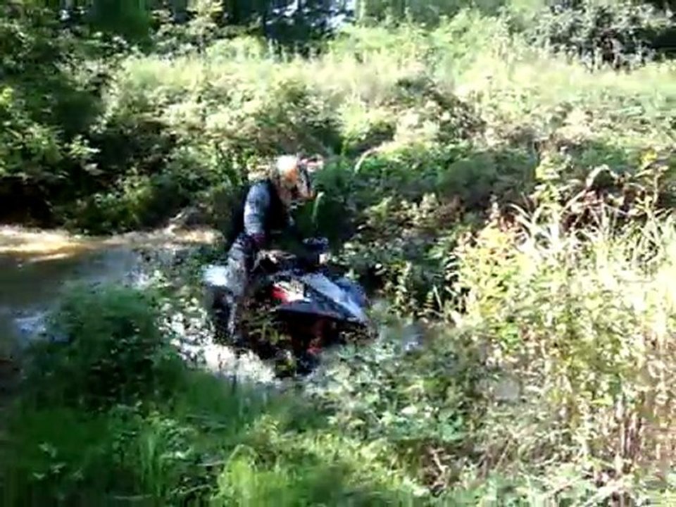 scrambler en eau vive