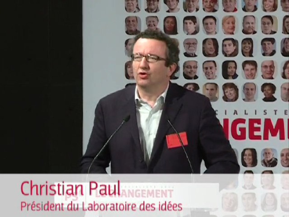 Discours de Christian Paul au conseil national du projet