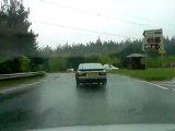 following behind a silver porsche 924 drum bridges newton abbot area