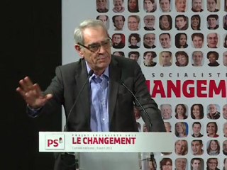 Discours d'Henri Emmanuelli au conseil national du projet