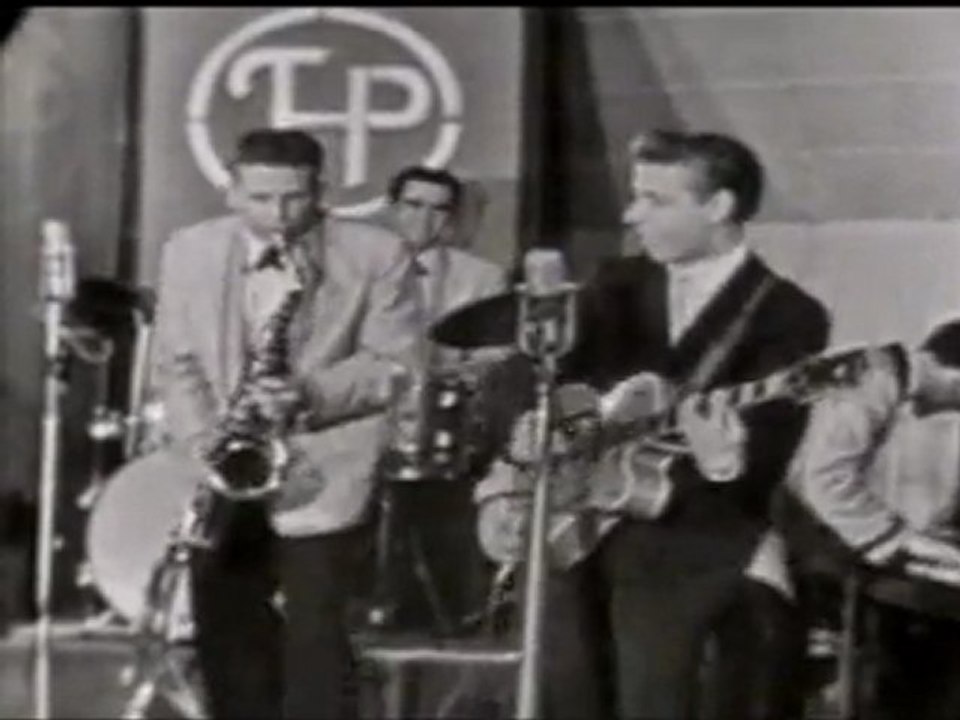 Eddie Cochran - Intro & School Days (Town Hall Party 1959)