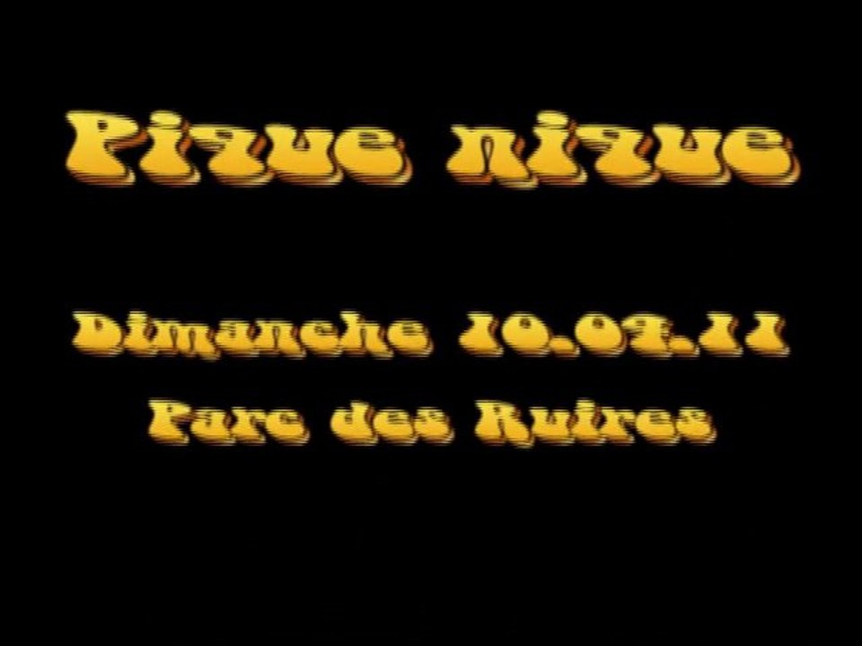 Pique-nique Parc des ruires, 10.04