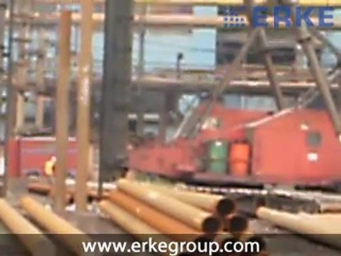 ERKE Dış Ticaret ltd. , SEMW D-25 Diesel Hammer Ereğli Steel & Iron Factory Video 2