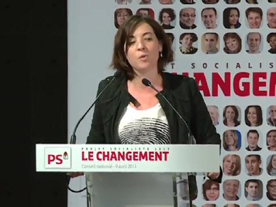 Laurianne Deniaud au Conseil National du Parti Socialiste