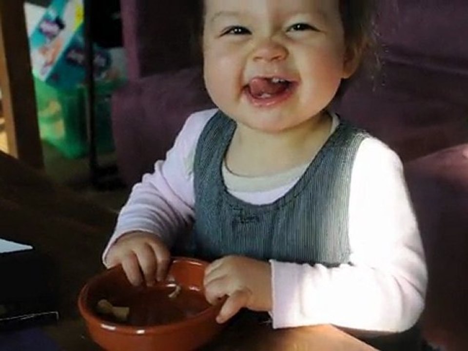 je mange des bananes