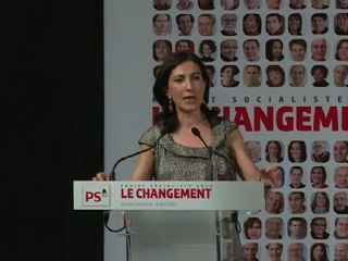 Discours de Sandrine Mazetier au conseil national du projet