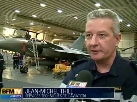 A bord du porte-avions Charles-de-Gaulle