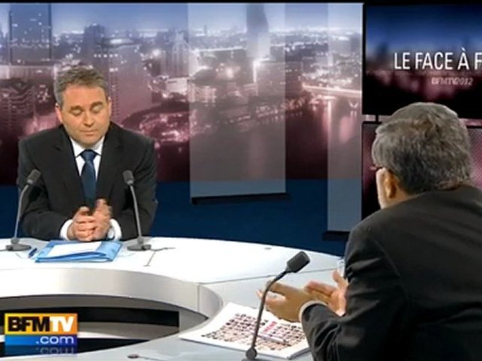 BFMTV 2012 : Xavier Bertrand face à Alain Vidalies