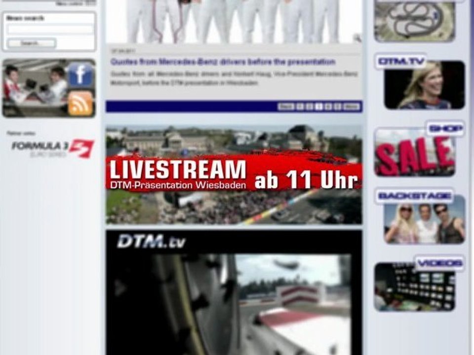 DTM Presentation 2011 in Wiesbaden: Roadshow by SBlog