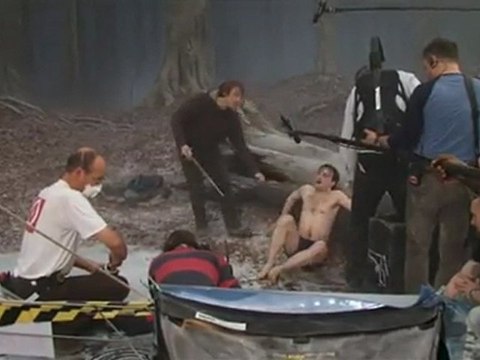 Behind-the-scenes of Harry Potter and the Deathly Hallows: Part I - The frozen lake