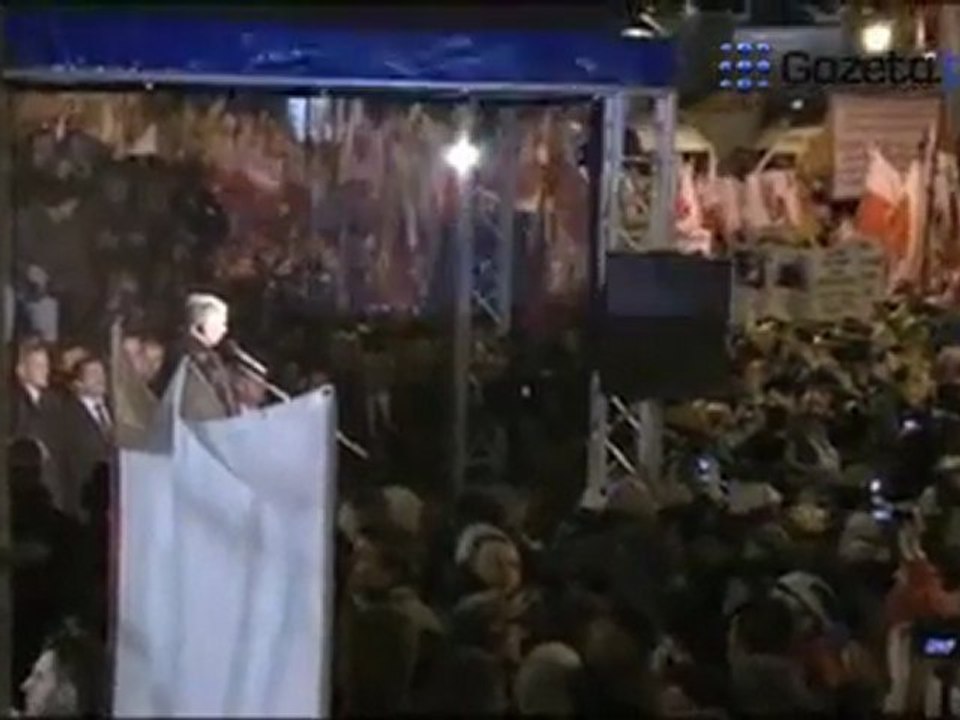 10.04.2011 Marsz Pamięci, Kaczyński: Oni chcieli odnowić tę ziemię