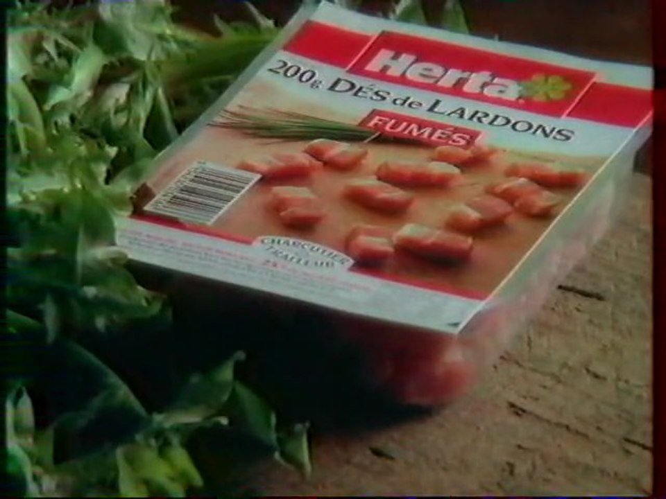 Publicité Dés De Lardons Herta 1993