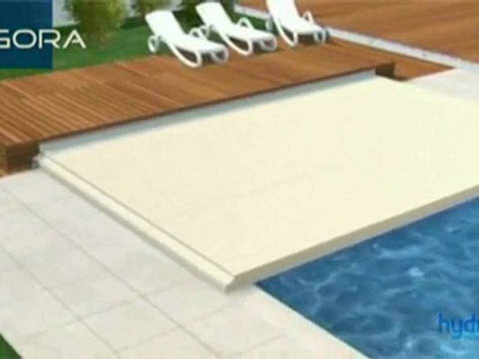 hydra agora : Couverture automatique de sécurité pour piscine