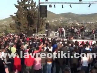 Ο Μίκης Θεοδωράκης στην Κερατέα