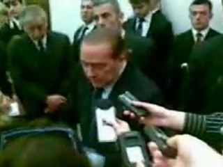 Milano - Berlusconi a Palazzo di Giustizia