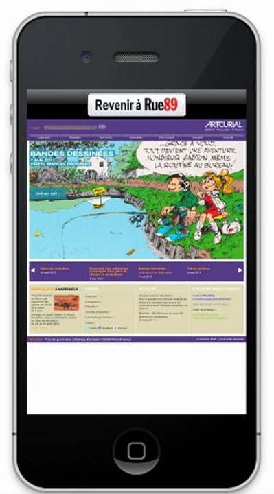 Nouvelle app iPhone Rue89 : démonstration