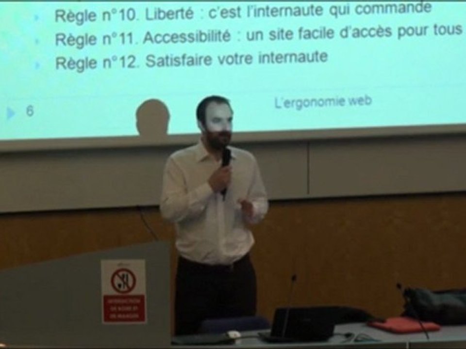 Mathieu Moreau - l'ergonomie du web (partie 1/2)