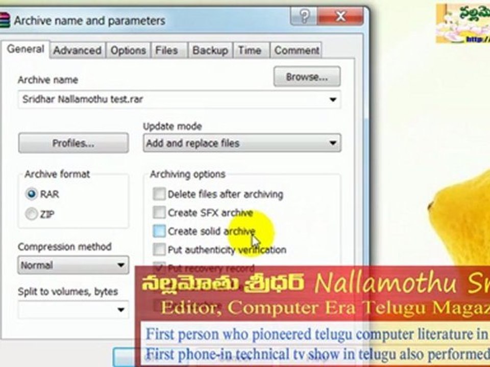 telugu తెలుగు rar files పాడైతే nallamothu Full HD