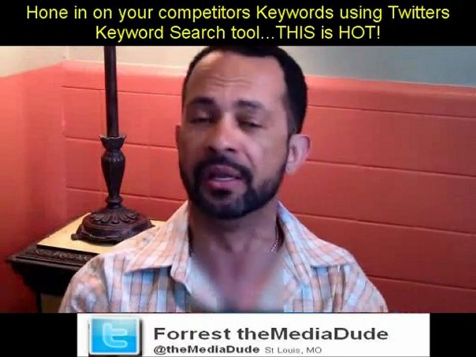 Hone in on your competitors Keywords using Twitters Keyword