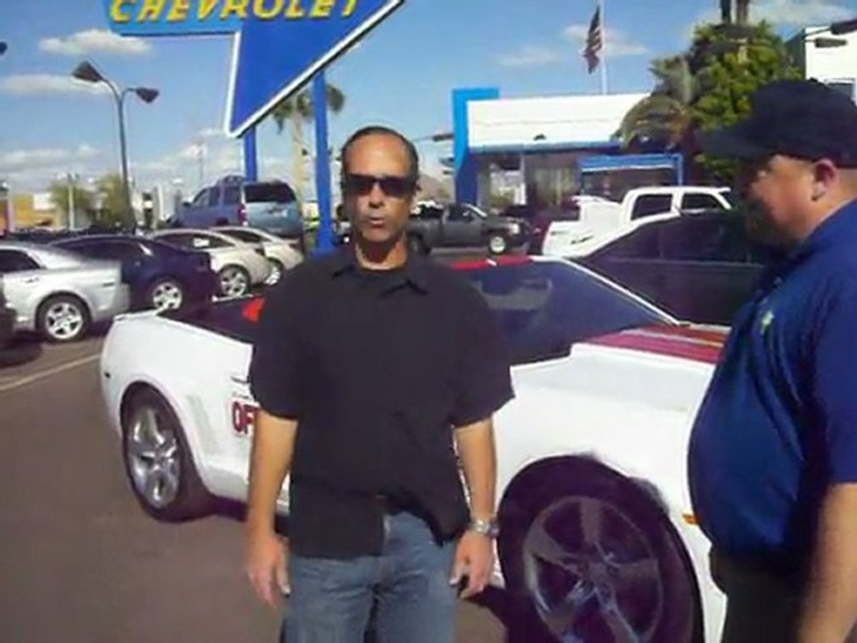2011 Chevy Camaro Convertible Pace Car at Courtesy Chev Phoenix Arizona