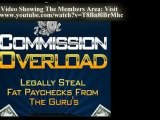 Commission Overload Review -Demonstrating The Members Area.