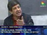 1/4 Carlos Villegas, presidente de YPFB habla sobre las reservas hidrocarburíferas en Bolivia
