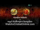 8th Match  Royal Challengers Bangalore vs Mumbai Indians