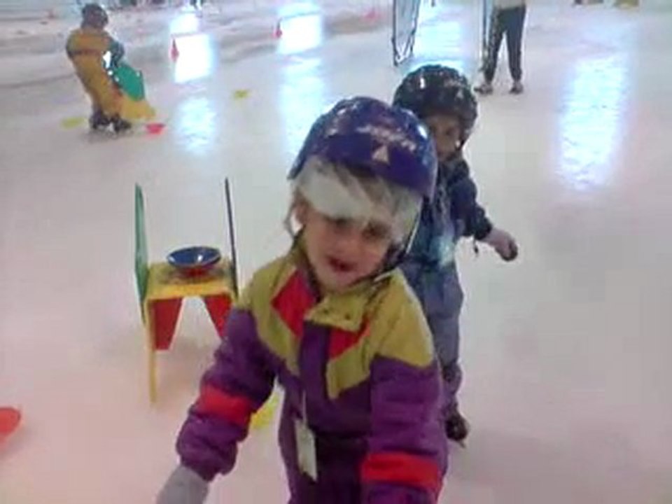 à la patinoire avec l'ecole