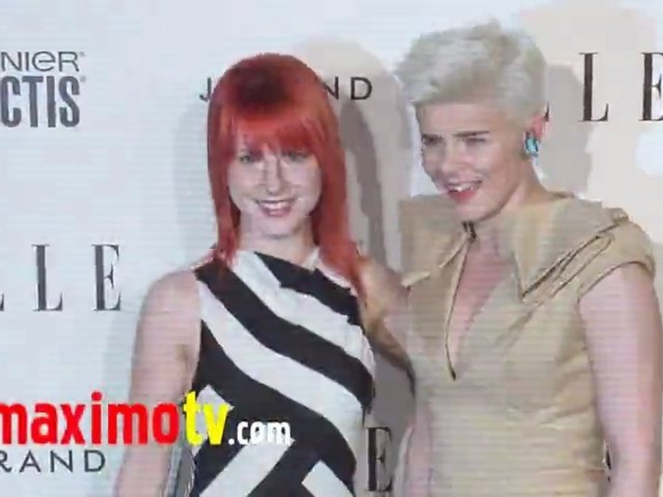 HAYLEY WILLIAMS and ROBYN at ELLE's Women In Music 2011