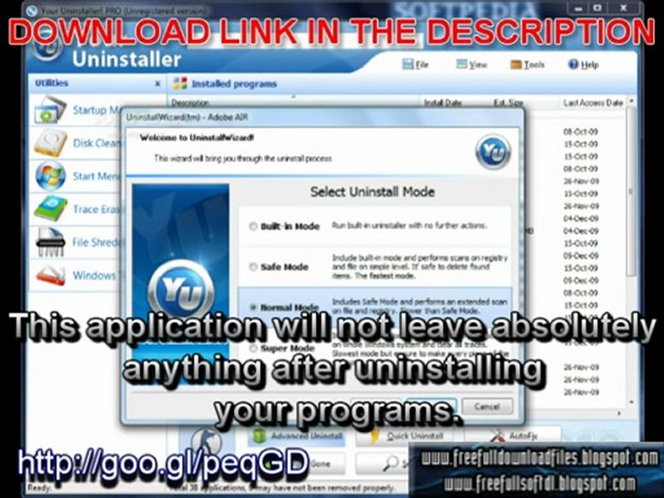 Your Uninstaller! Pro 7.3.2011.02 free full download with serial key (keygen) and patch