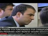 Colombia condena a cuatro ex funcionarios corruptos