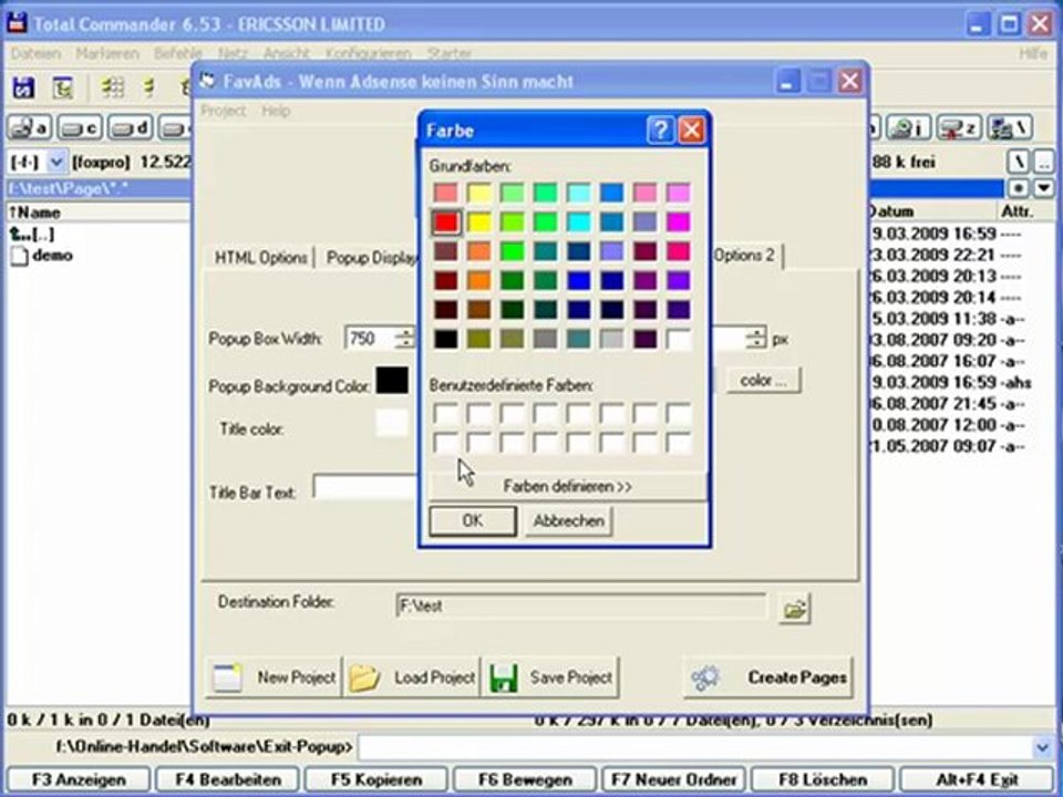 Exit Popup Programm - unblockierbar