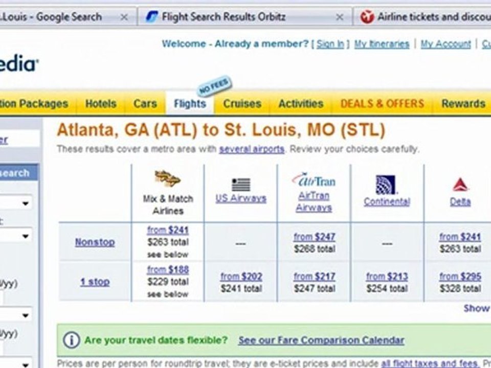 Cheap Flights to St Louis - St Louis Airfares