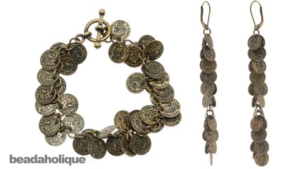 Using Charm Chain to Make a Bracelet & Earrings