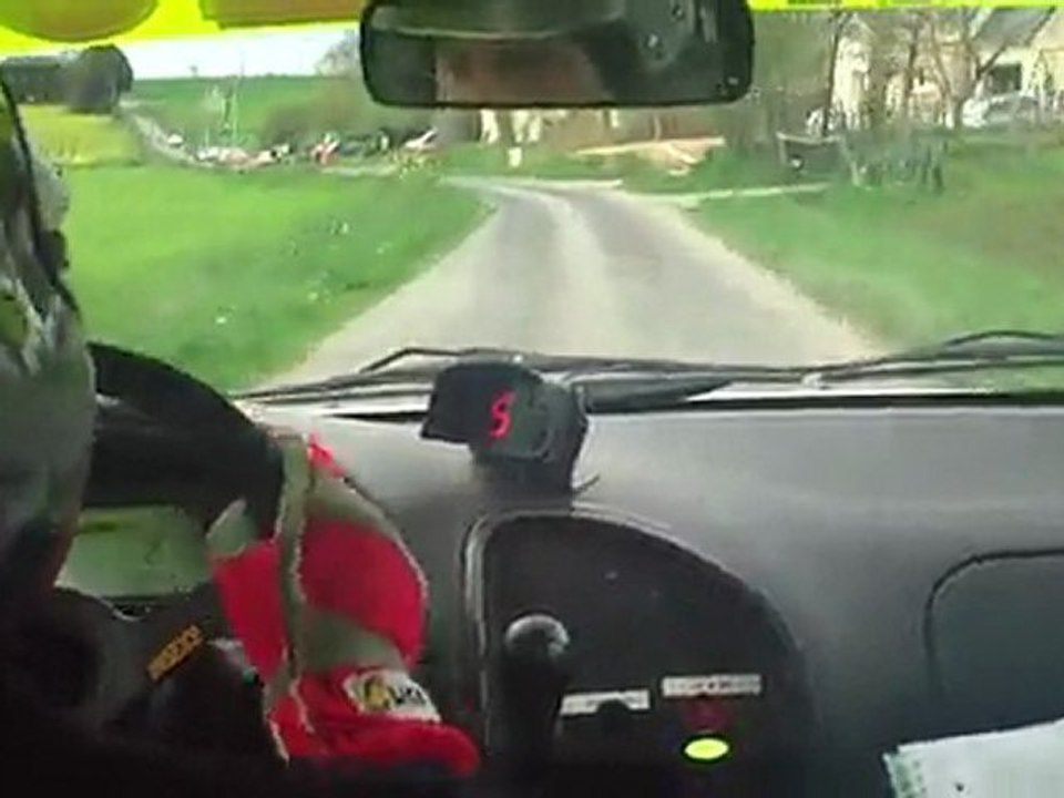 Cordillot Florian cam embarquée saxo kit car Rallye lohéac 2011 es7