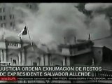 Exhumarán restos de ex presidente Salvador Allende
