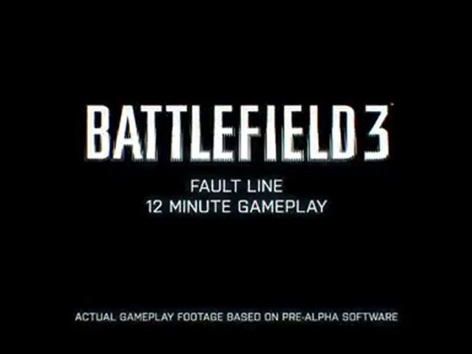 Battlefield 3 - "Fault Line" 12 Minutes Gameplay Trailer [HD]