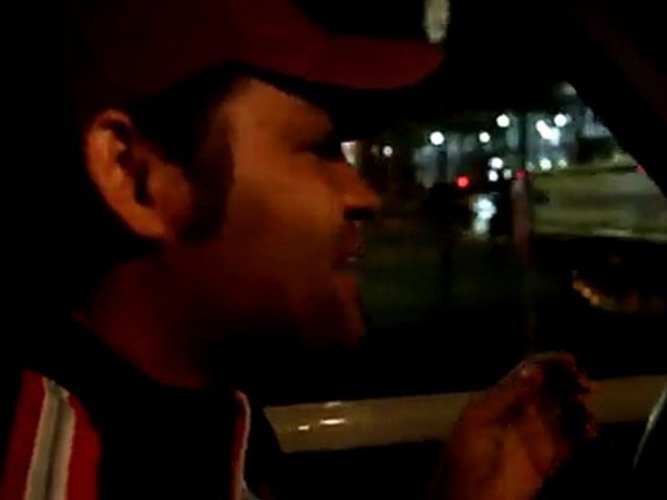 Taxista brasileño imitando a Michael Jackson