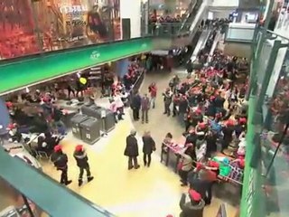 Flashmob écolo spécial bouteille en plastique