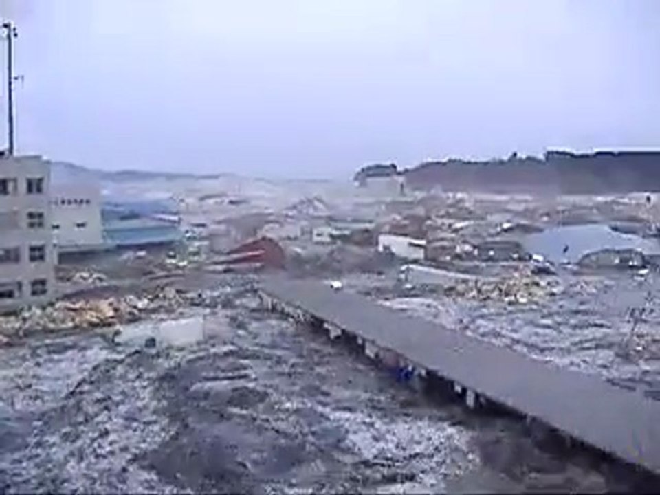 Tsunami ravageur au Japon à Kesennuma