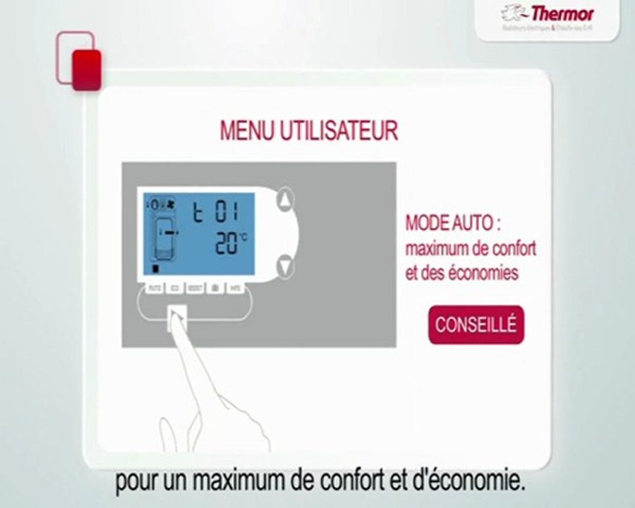 Chauffe-eau Thermodynamique Thermor (5 sur 6) - Les réglages