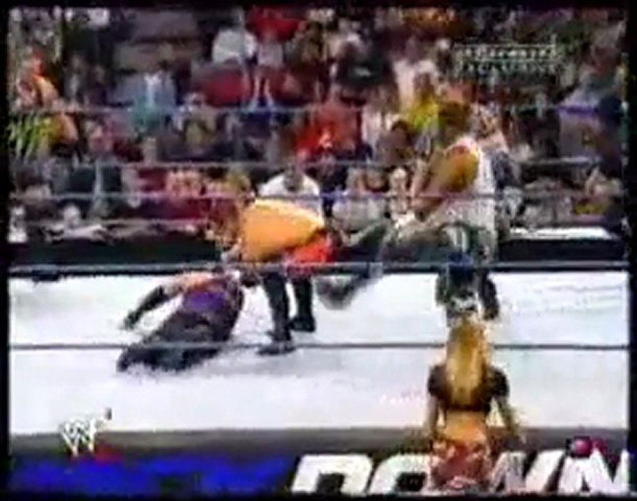 Hardy Boyz and RVD Vs Lance Storm and Dudley Boyz 6-man tag