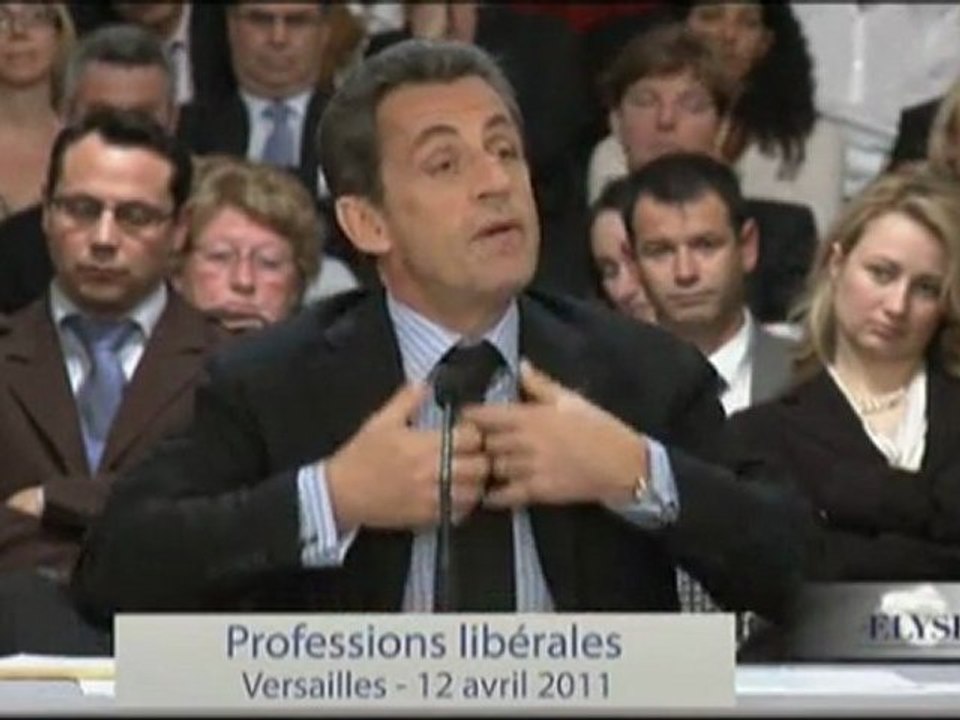 Professions libérales : table ronde avec N. Sarkozy