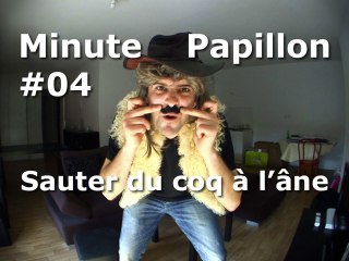 Minute Papillon #04 Sauter du coq à l'âne