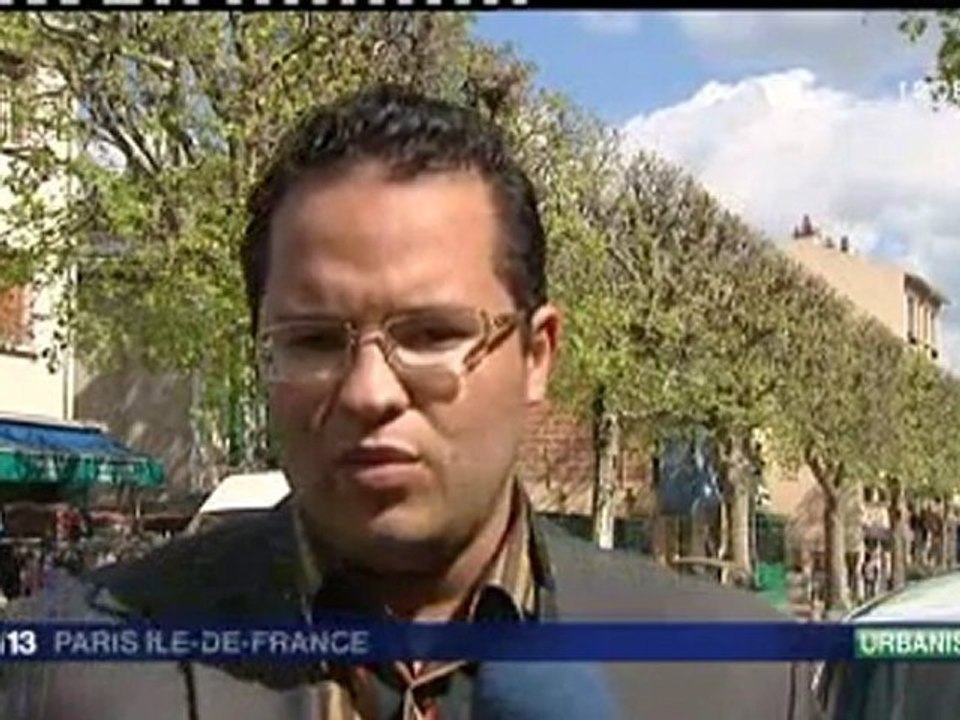 Journal France 3 12_13 Paris Ile-de-France du 13 avril 2011 : MONTREUIL, un PLU écolo et social