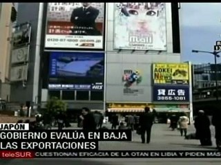 Gobierno japonés evalúa en baja las exportaciones