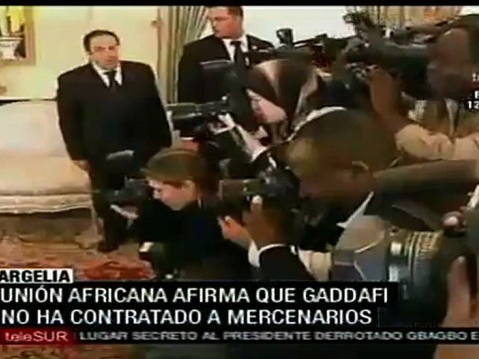 Unión Africana afirma que Gaddafi no contrató mercenarios