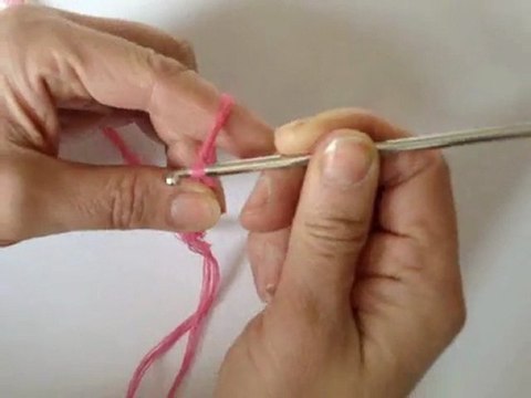 Урок вязания крючком 1 - первая петля