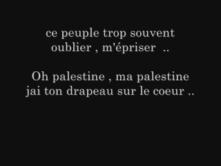 '' Grandes Pensées aux Palestiniens ''